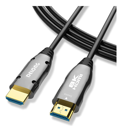 Cable Hdmi De Fibra 8k De 50 Pies, Cable De Fibra Optica Del