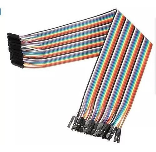 Imagen 3 de 4 de Pack 40 Cables Hembra Hembra 30cm Dupont