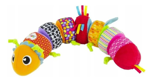 Imagen 1 de 7 de Lamaze Oruga Con Velcro Y Multiple Texturas L27244b Playking