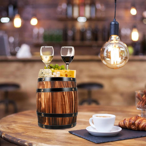 Oak Wine Barrel Gran Capacidad, Retro, Accesorios, S Café
