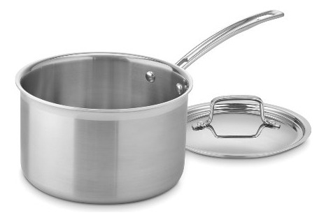 Cacerola Cuisinart Multiclad Pro De Triple Capa, Acero Inoxi