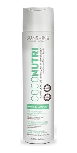 Shampoo Sunshine Coconutri Complexo De Nutrição 250ml