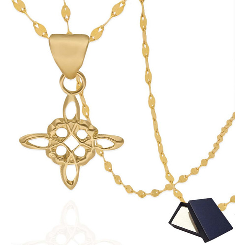 Dije Medalla Cadena Gargantilla Mujer Nudo Bruja Oro 10k Mujer Niña Niño Bebe Dije Oro Puro 10k Oro Dama Oro 10k Protección Collar Ojo Turco Gargantilla Oro Puro 10k Regalo Novia 10k Grano Cafe 45cm 1