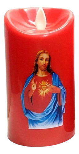 Vela Led De Jesucristo, Velas Ligeras De Té, Lámpara De