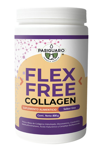 Flex Collagen Uva De 800 G Colageno  (rinde 40 Días)