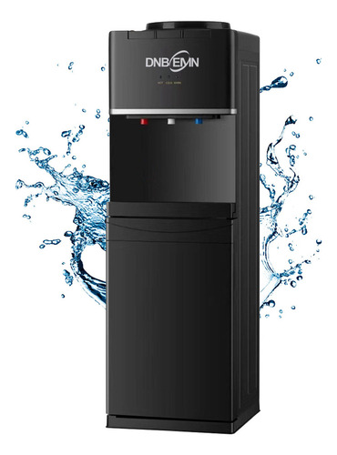 Dispensador De Agua Caliente Y Fría Montaje Superior 3 Teclas Frío Caliente Templado Refrigeración Por Compresión Negro Hogar Oficina