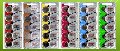 Imagen 3 de 7 de Pilas Maxell Cr 2032 / 2025 3v Y Panasonic 2032. Blister 5