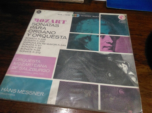 Vinilo Mozart-sonatas Para Órgano Y Orquesta.  Ljp