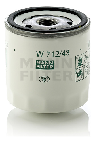 Filtro De Aceite Mann Filter W 712/43