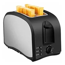 Comprar 2 Rebanadas Tostadora Cusibox Ranura Ancha Tostadora 2 Reba