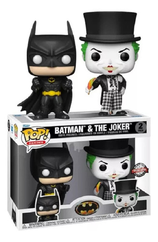 Batman Y Joker 2 Pack Edicion Especial Figura Funko Pop