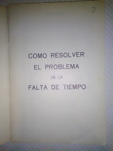 Cómo Resolver El Problema De La Falta De Tiempo Visión