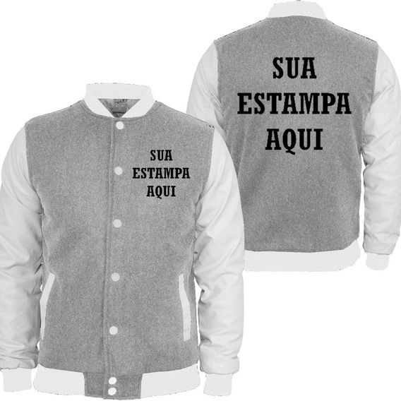 jaqueta college masculina personalizada