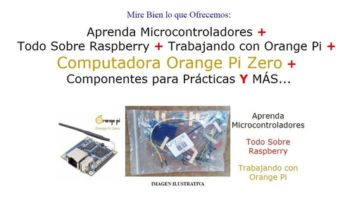 Megapack Orange Pi Zero Trabajando Con Computadora