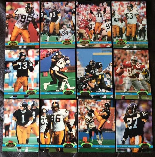 1991 Stadium Club - Pittsburgh Steelers - ( 12 ) Set