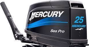 Imagen 5 de 15 de Motor Fuera De Borda Mercury 25hp Sea Pro 2 Tiempos Japones