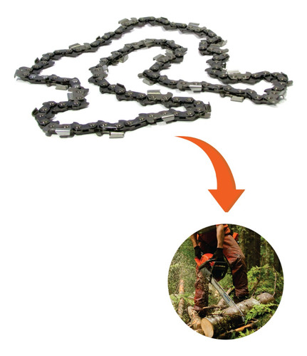 Corrente Carlton P/ Motosserra Stihl 26 Dentes 1.6mm 3/8