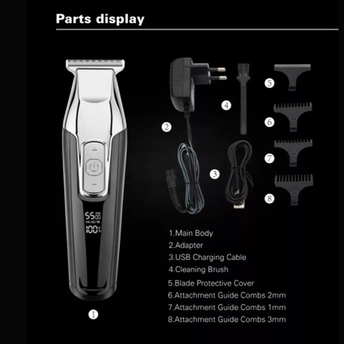Máquina Wmark C24 De Cabelo E Pezinho Profissional
