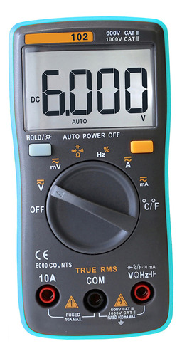 Multímetros Dmm Rm102 Richmeters Identificación Lcd