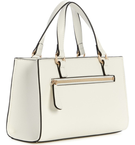 Bolsa Guess Factory Lg956106-mil Acabado de los herrajes Níquel Color Beige Correa de hombro Beige Diseño de la tela Lisa
