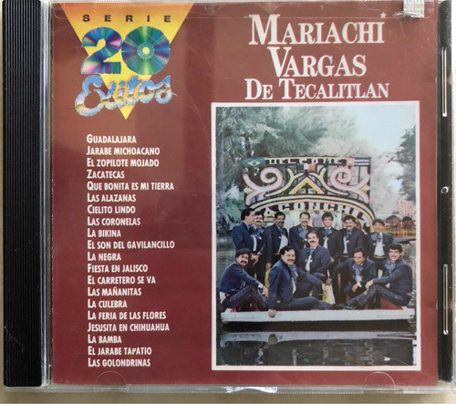Mariachi Vargas De Tecalitlan Cd 20 Exitos