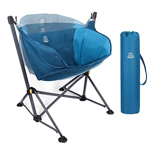 Deerfamy Silla Hamaca Acolchada, Silla De Campamento Oscilan