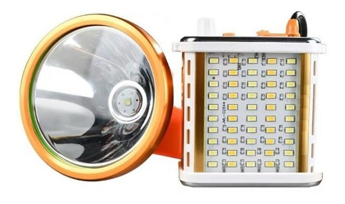 Foco Led Caza 800w Largo Alcance Linterna Minera Camping Usb