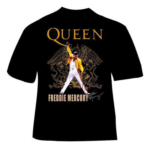 Polera Queen - Ver 08 - Freddie Mercury