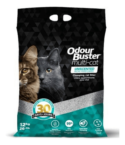 Odour Buster® Arena Para Gatos Multi-cat Litter 12kg