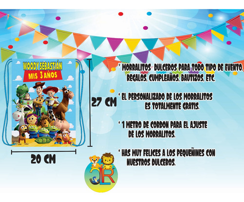 50pz Morralitos Dulceros- Astronauta - Fiesta Infantil