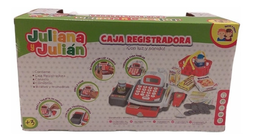 Imagen 3 de 5 de Caja Registradora Juliana Y Julián Con Luz Y Sonido 008