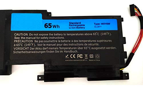 Batería De Repuesto Compatible Con Dell Xps 15-l521x Series 