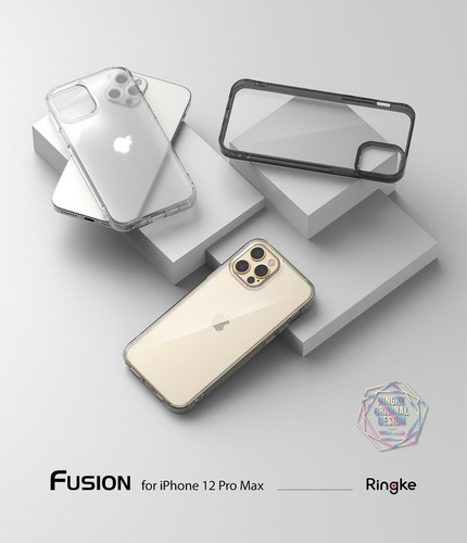 Imagen 4 de 8 de Funda iPhone 12 Pro Max Ringke Fusion Original Anti Golpes
