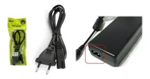 Comprar Pack 10 Cable Poder Tipo 8 Notebook Consolas Radios 1.5 Mt