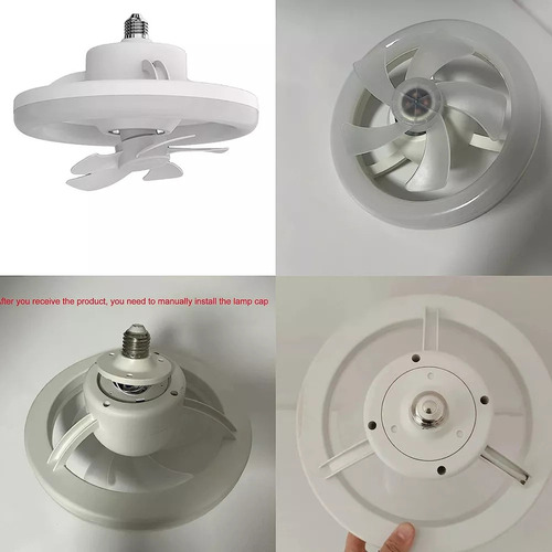 Apply To Lámpara Giratoria Con Ventilador De 360° A