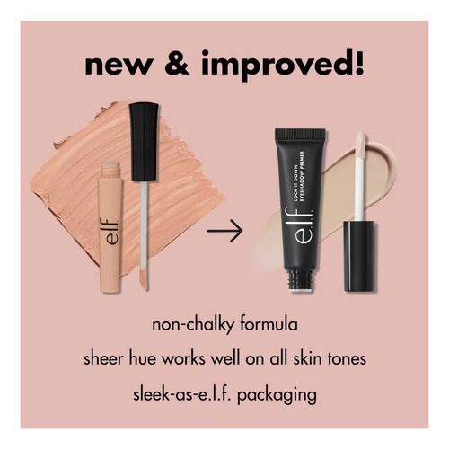 E.l.f Lock It Down Base Para Maquillaje De Sombras 0.23fl Oz TranslĂșcido