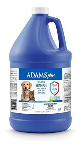 Adams Plus De Pulgas Y Garrapatas De Perro Y Gato Con Champú