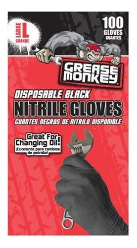 Grease Monkey 23890-110 Guantes Desechables De Nitrilo