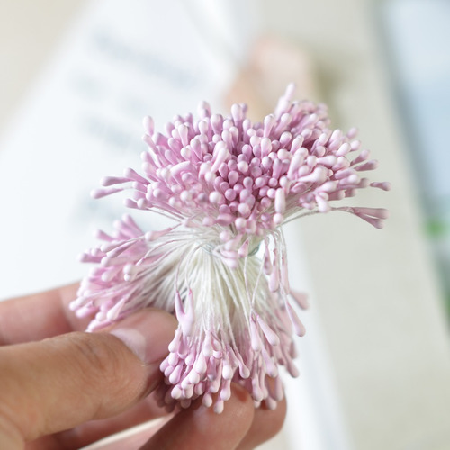 Set de la Flor Vosarea Estambre Floral Artificial para la decoraci/ón del Libro de Recuerdos 400pcs