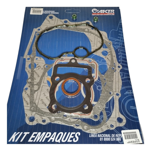 Kit Empaques Completo Ak Tt 150 Carguero 3w 175 Original