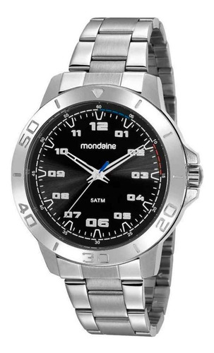 Imagem 1 de 1 de Relógio Masculino Prata Mondaine 99468g0mvne2