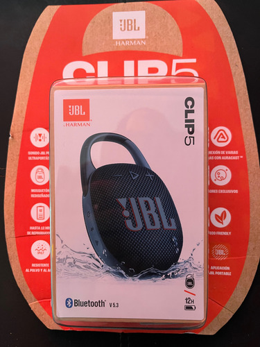 Bocina Portátil Jbl Clip 5 Bluetooth Negro Negro (Usado)