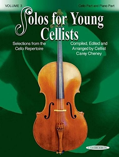 Solos For Young Cellists Cello Part And Piano Acc (volume 3)