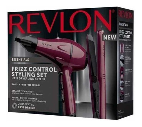 Combo Secador Y Alisador Revlon