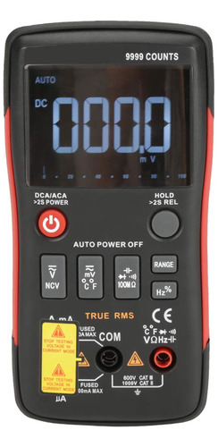 True Rms 9999 Cuenta Multimetro Digital Manual Automatico