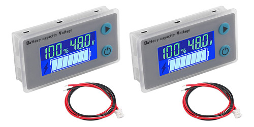 Almocn - Monitor De Batera De 10 A 100 V, Lcd, 12 V, 24 V, 3