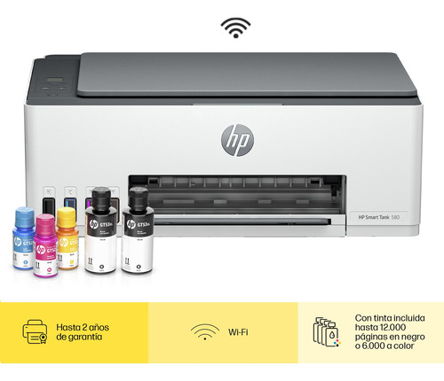Impresora Multifunción Hp Smart Tank 580 Tinta Continua Wifi