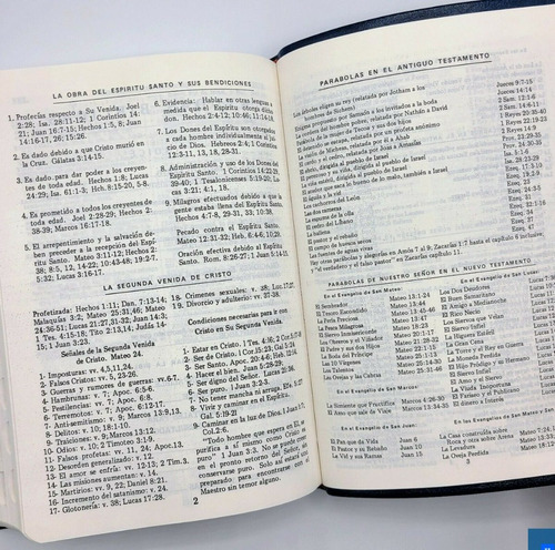Imagen 7 de 8 de Biblia Antigua Versión Valera 1602 Mediana Imit. Piel Azul