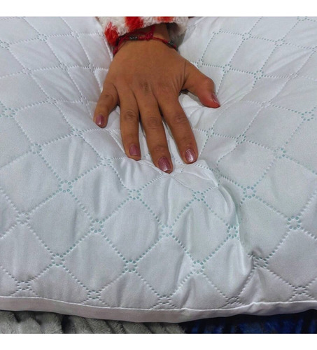 Almohada Duo Confortable Traspirable Vero Hogar Standar Blanco