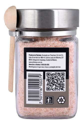 Tarro De Sal Del Himalaya Blanca Molida 320g